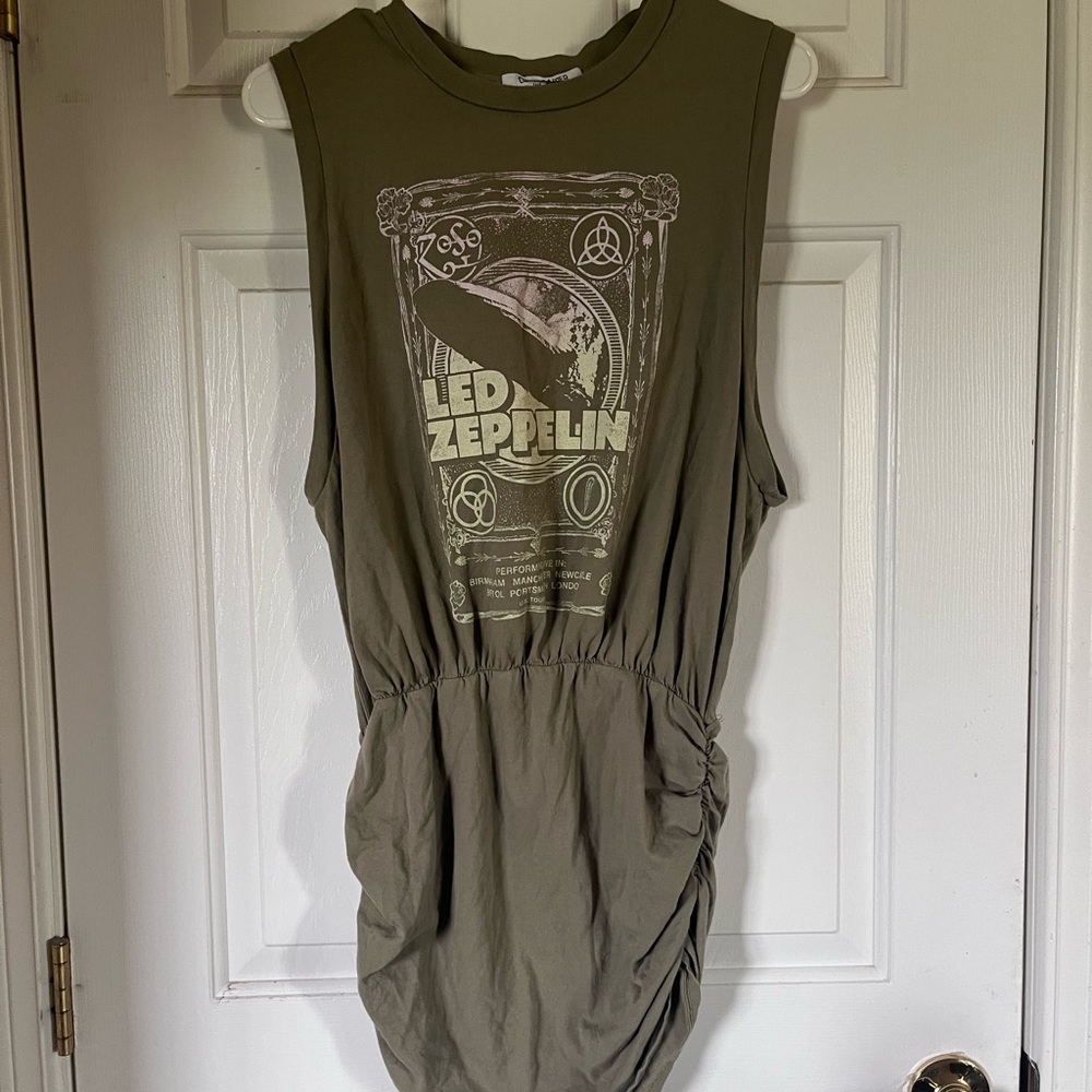 Led Zeppelin Graphic Tank Dress